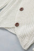 Buttoned Wrap Turtleneck Sweater